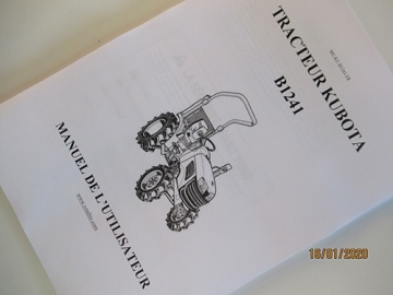 Manuale Kubota FR - Kubota : B1241
