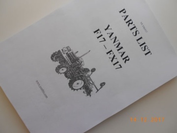 Vista in esploso Yanmar  - Yanmar : F17
