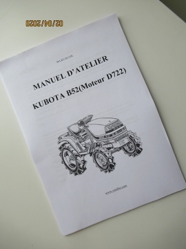 Manuale di officina Kubota D - Kubota : B52
