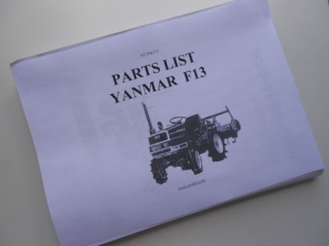 Vista in esploso Yanmar  - Yanmar : F13

