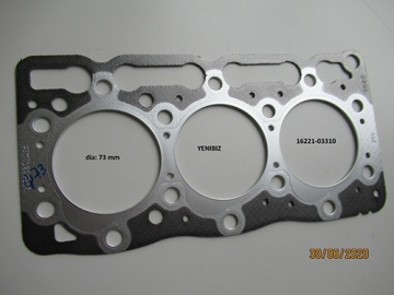 Guarnizione testa cilindri - Kubota : A15, Aste, B1830, GB15, GB16(F), GB160
