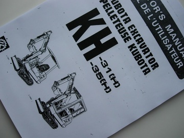 Minipale Kubota KH31-KH35