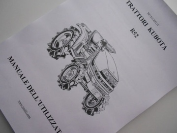 Manuale operatore Kubota Italiano - Kubota : B52
