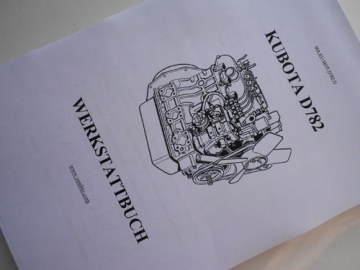 Manuale di officina Kubota D - Kubota : B1820
