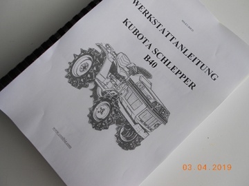 Manuale di officina Kubota D - Kubota : B40
