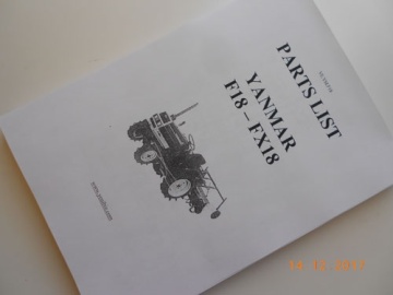 Vista in esploso Yanmar  - Yanmar : F18
