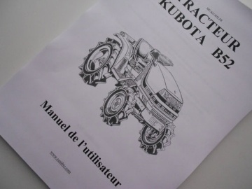 Manuale Kubota FR - Kubota : B52
