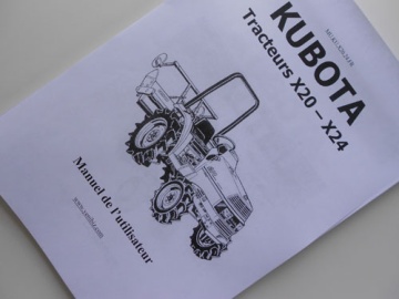 Manuale Kubota FR - Kubota : X20, X24
