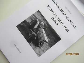 Manuale di officina Kubota GB - Kubota : B9200
