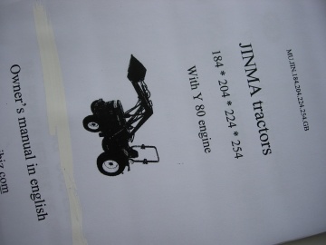 Jinma 184 - 204 - 224 - 254 - Y80 motore