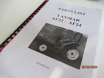 Vista in esploso Yanmar  - Yanmar : AF-22, AF-24
