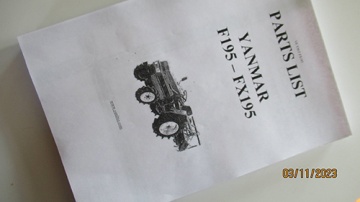 Vista in esploso Yanmar 