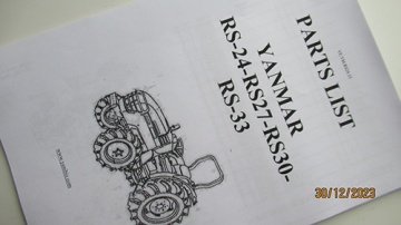 Vista in esploso Yanmar 