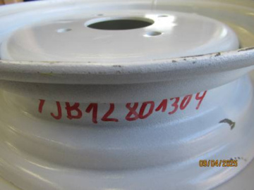 Cerchio 12'' 4 buci bianco D=80 mm - I=130 mm - Yanmar : F14, F15, F22-FX22, GK160, Ke, YM1100, YM1401, YM1500, YM1510, YM1610
