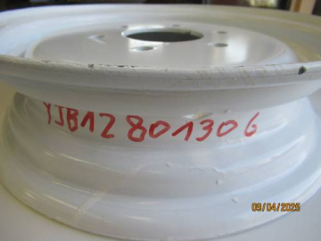 Cerchio 12'' 6 buci bianco D=80 mm - I=130 mm - Iseki : TF15, TF17
Yanmar : F14, F16, Ke, YM1610
