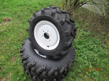 Kit  ruote agricole bianche 12-16" - Iseki : Sial, TF15, TM, TM215, TM223
